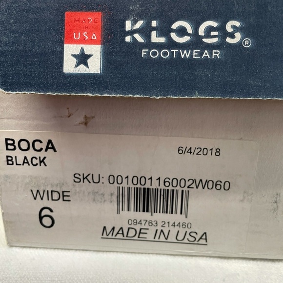 Klogs Boca Work Clog Size 6 Wide - Picture 7 of 9